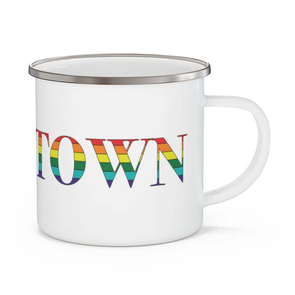 Littletown Rainbow Enamel Camping Mug