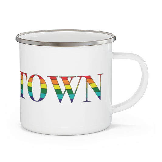 Littletown Rainbow Enamel Camping Mug