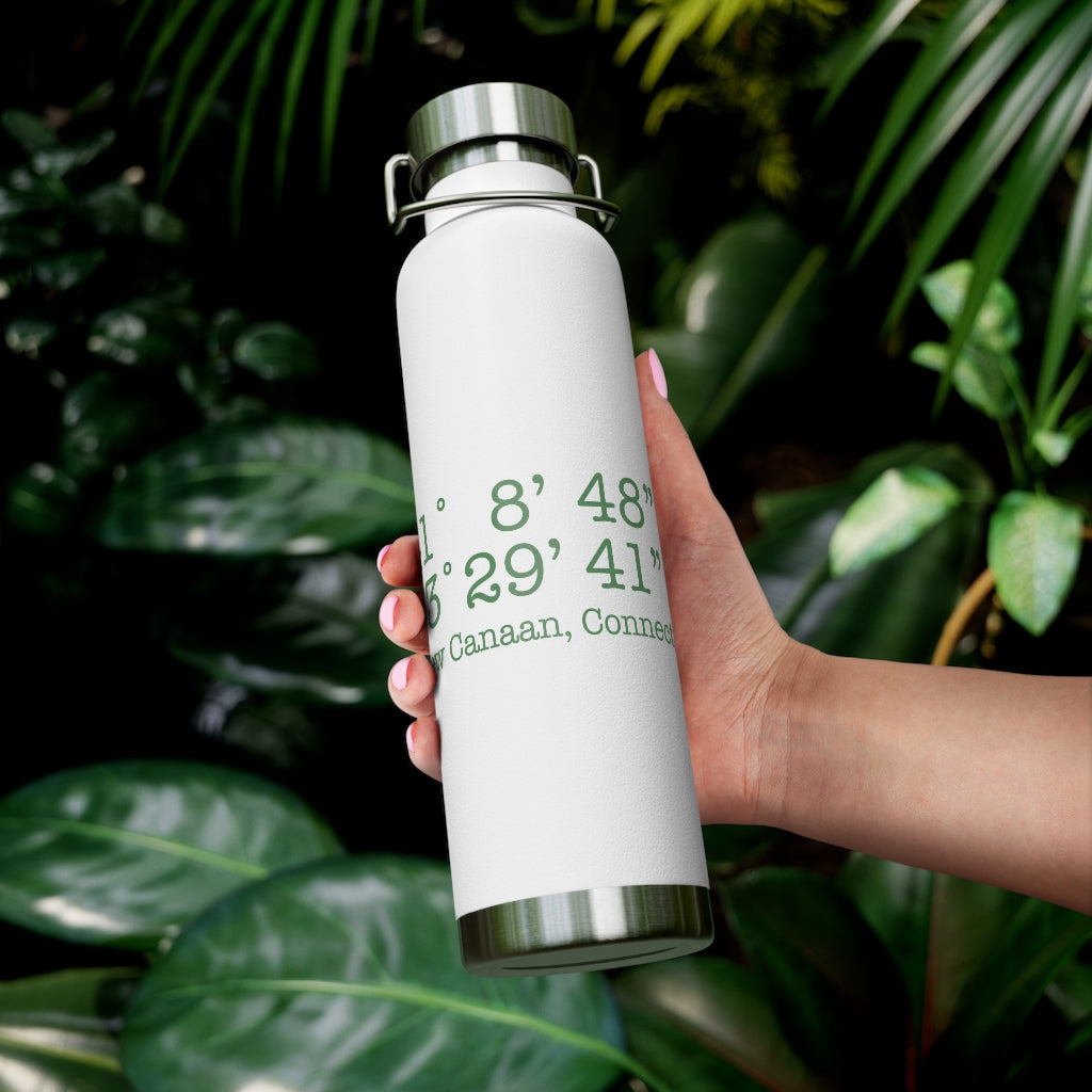 New Canaan Coordinates 22oz Vacuum Insulated Bottle