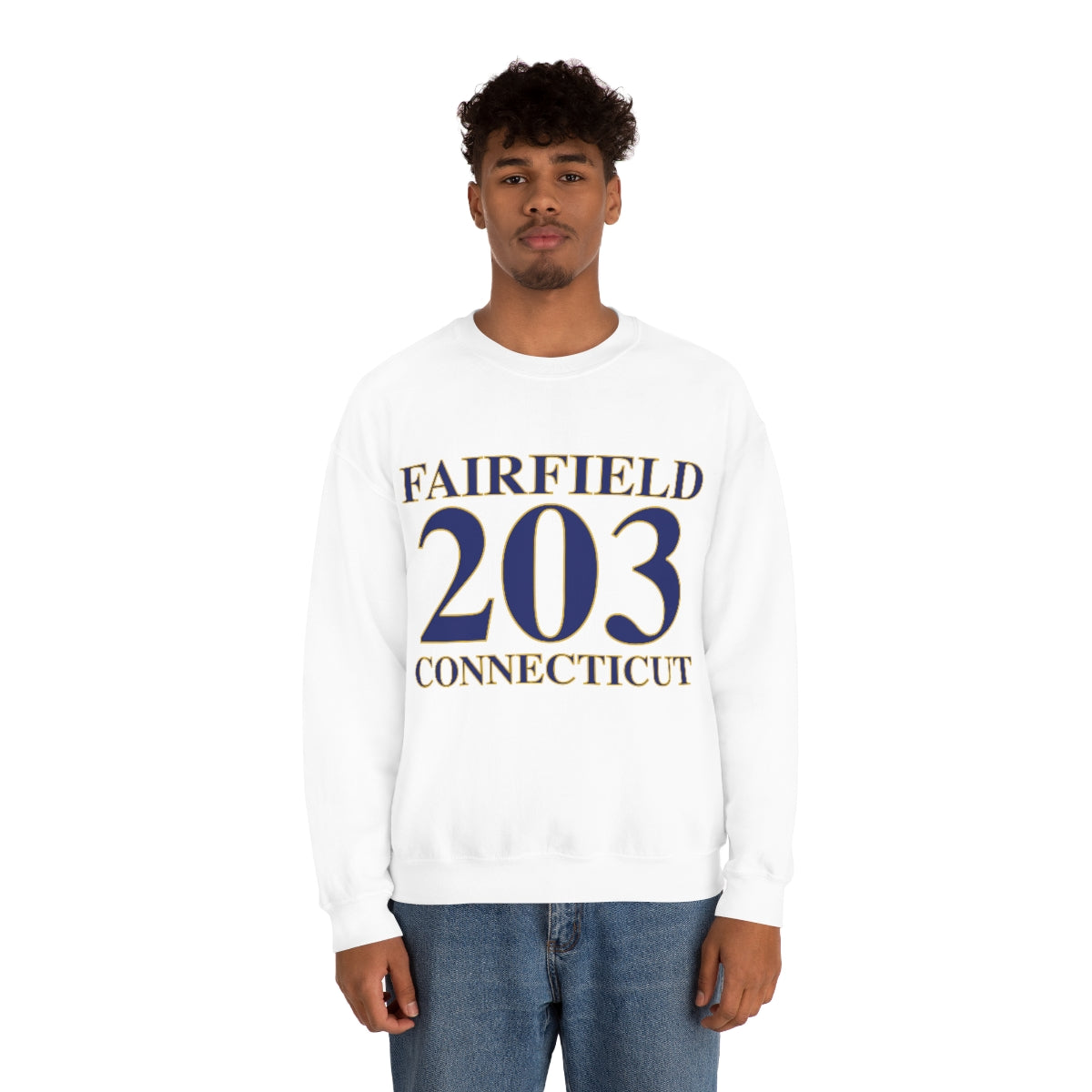 Fairfield 203 Connecticut Unisex Heavy Blend™ Crewneck Sweatshirt