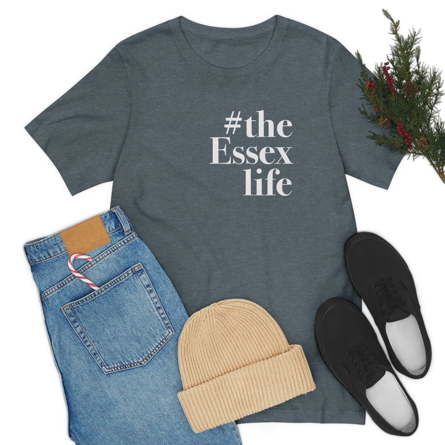 #theessexlife Unisex Jersey Short Sleeve Tee