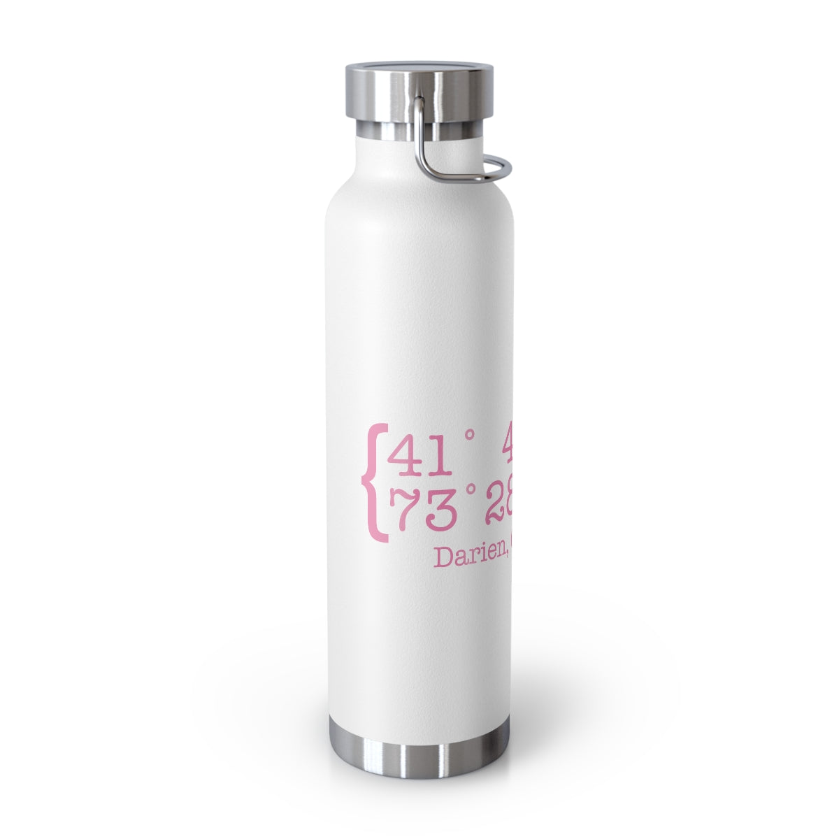 Darien Coordinates 22oz Vacuum Insulated Bottle