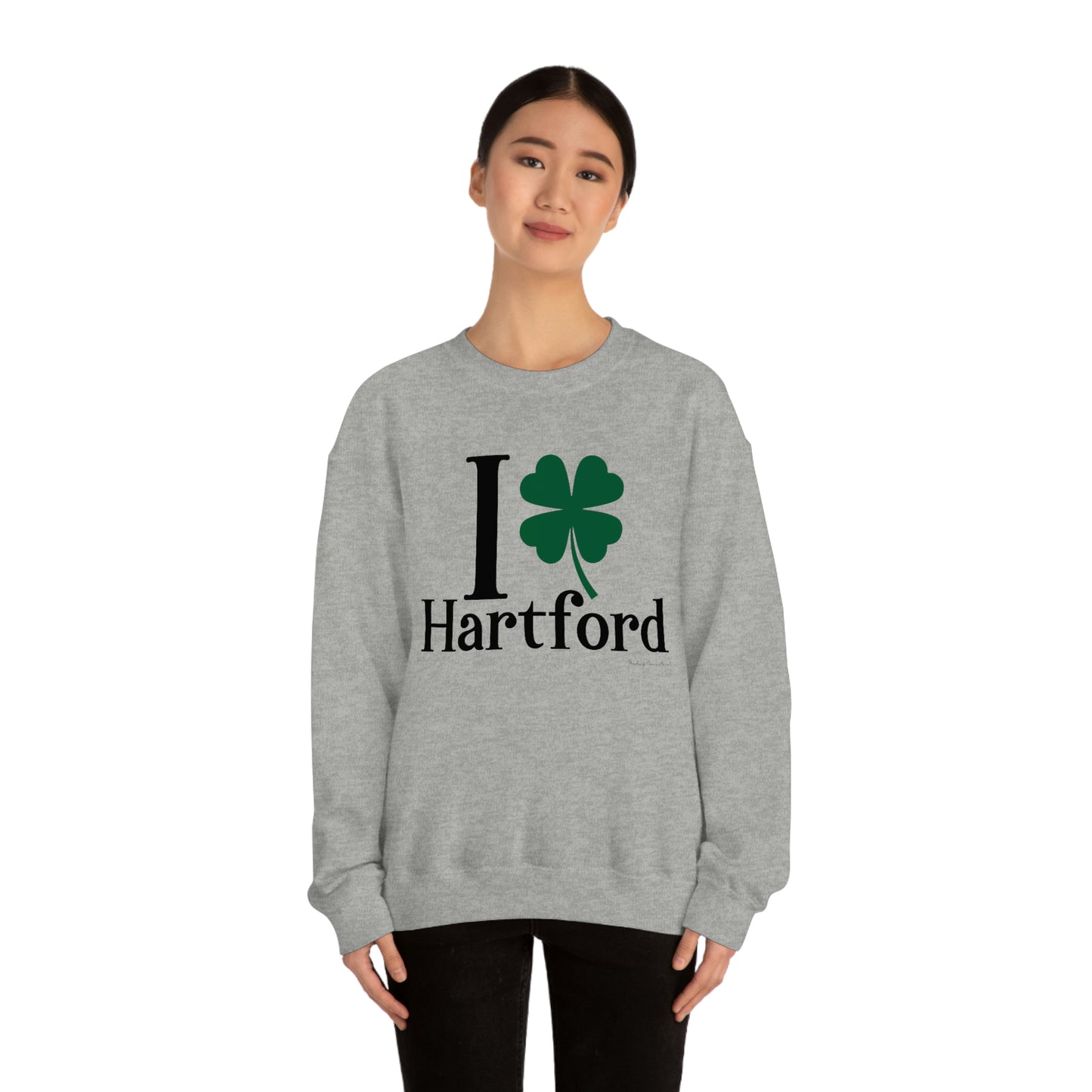 I Clover Hartford Unisex Heavy Blend™ Crewneck Sweatshirt