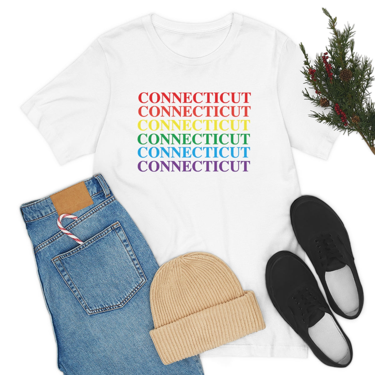 Connecticut Pride Unisex Jersey Short Sleeve Tee