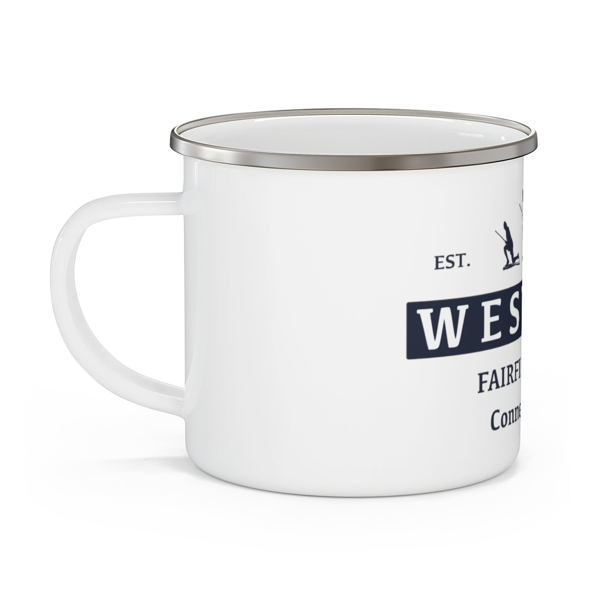 Westport Est. Enamel Camping Mug