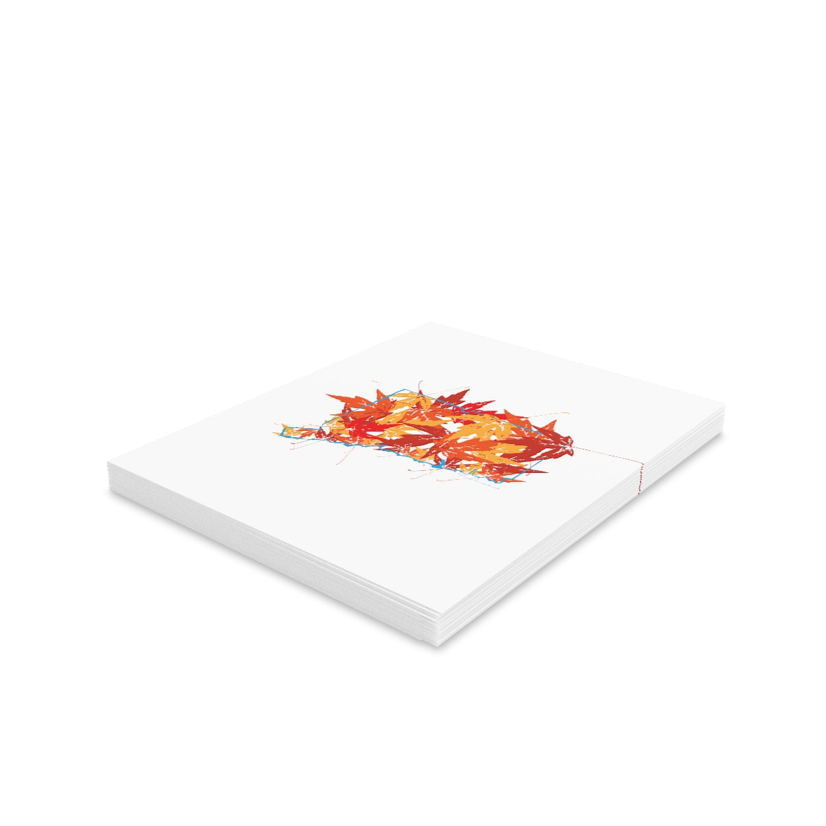 Connecticut Leaves Greeting Cards (8, 16, and 24 pcs)