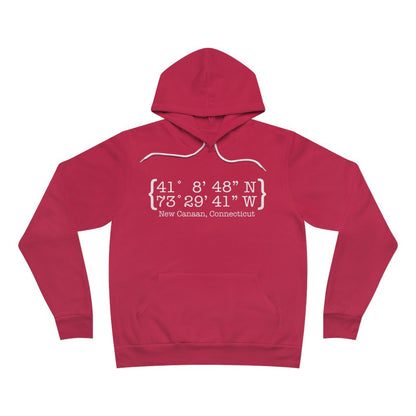  New Canaan Coordinates Unisex Sponge Fleece Pullover Hoodie  Does New Canaan, Connecticut always have a special place in your heart. The Coordinates collection marks the spot for the special place you have ties to.   Proceeds helps grow Finding New Canaan and Finding Connecticut's brand grow. 