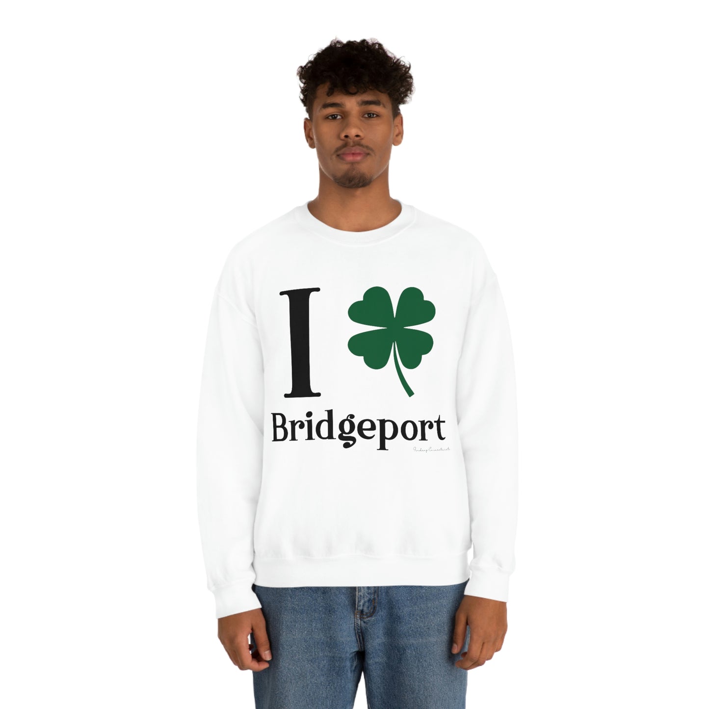 I Clover Bridgeport Unisex Heavy Blend™ Crewneck Sweatshirt