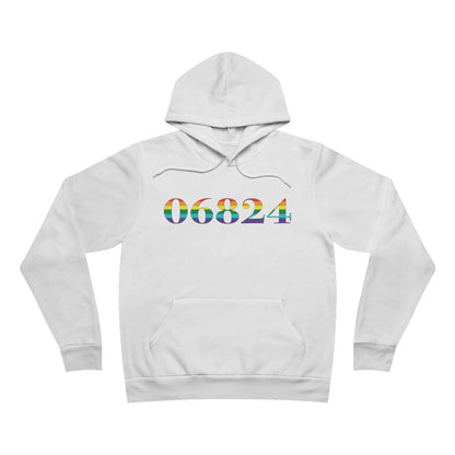 06824 Fairfield Rainbow Unisex Sponge Fleece Pullover Hoodie