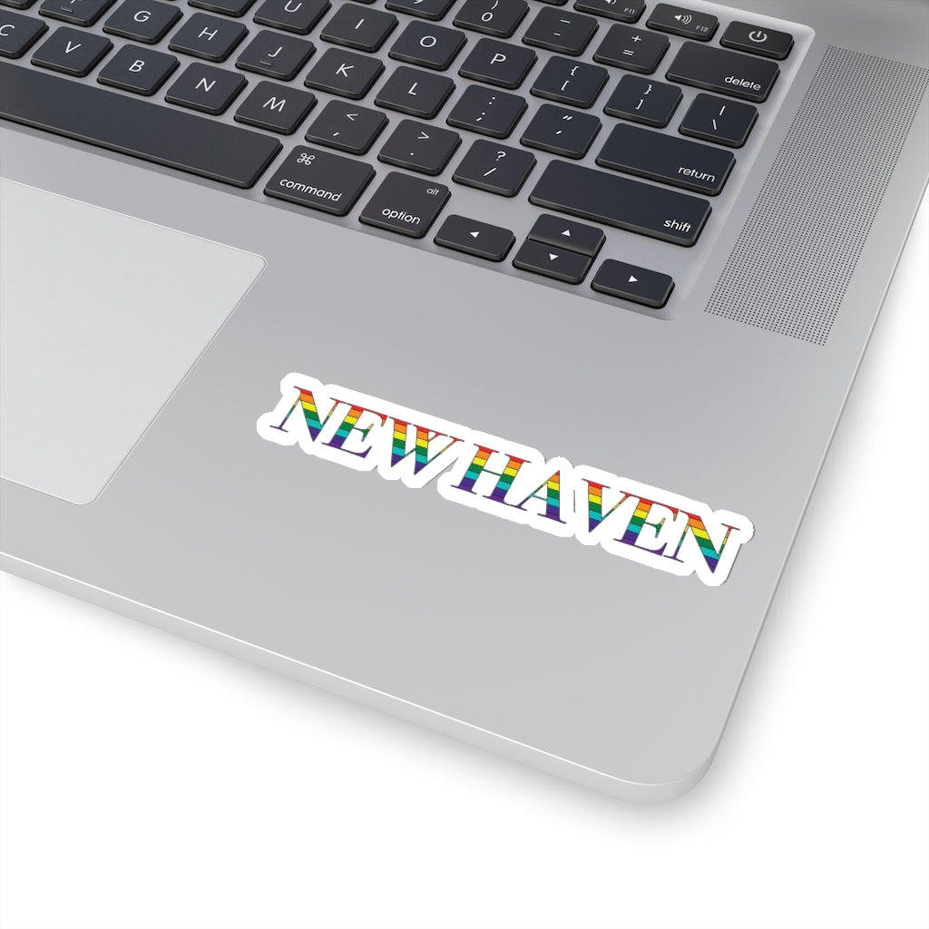 New Haven Rainbow Kiss-Cut Stickers