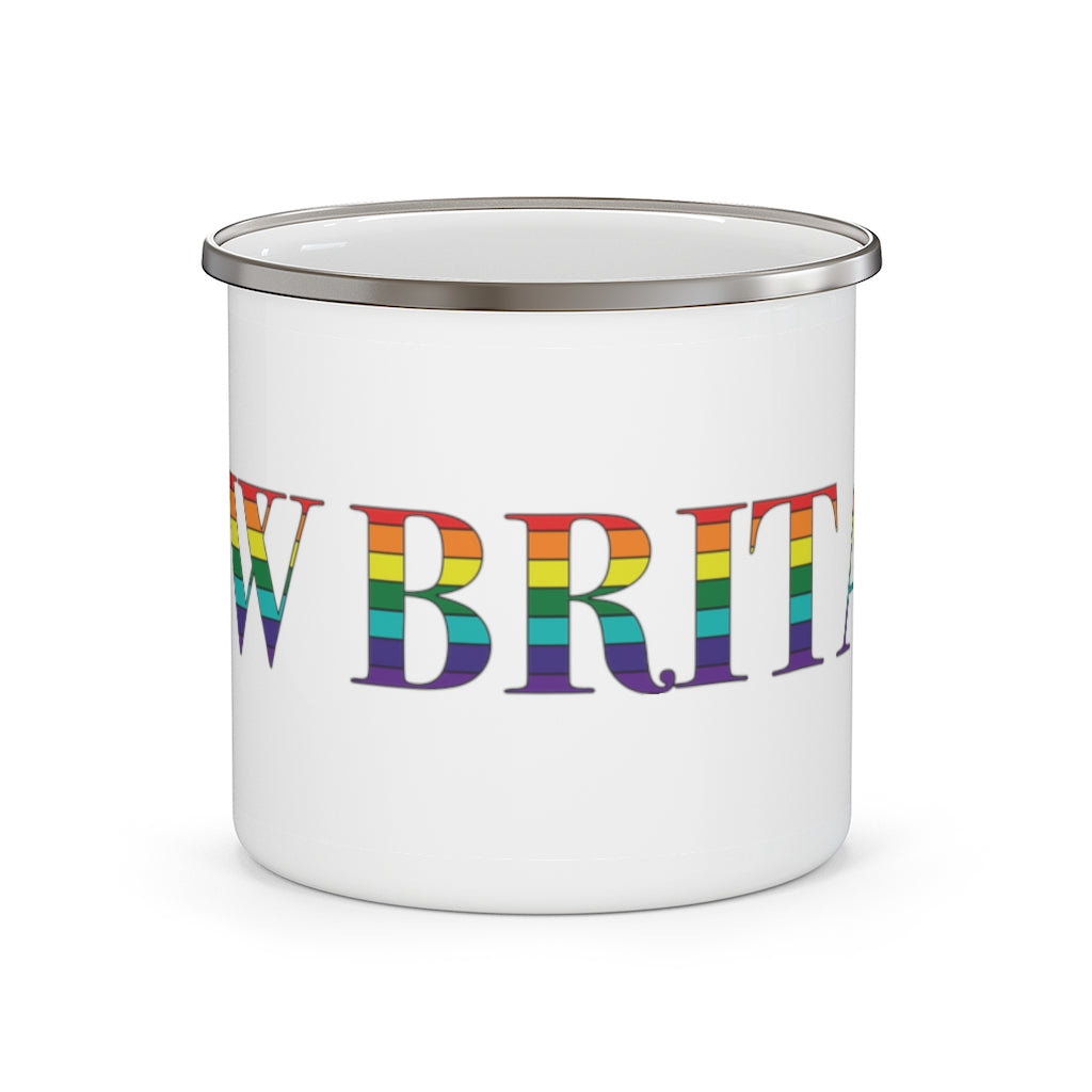 New Britain Rainbow Enamel Camping Mug