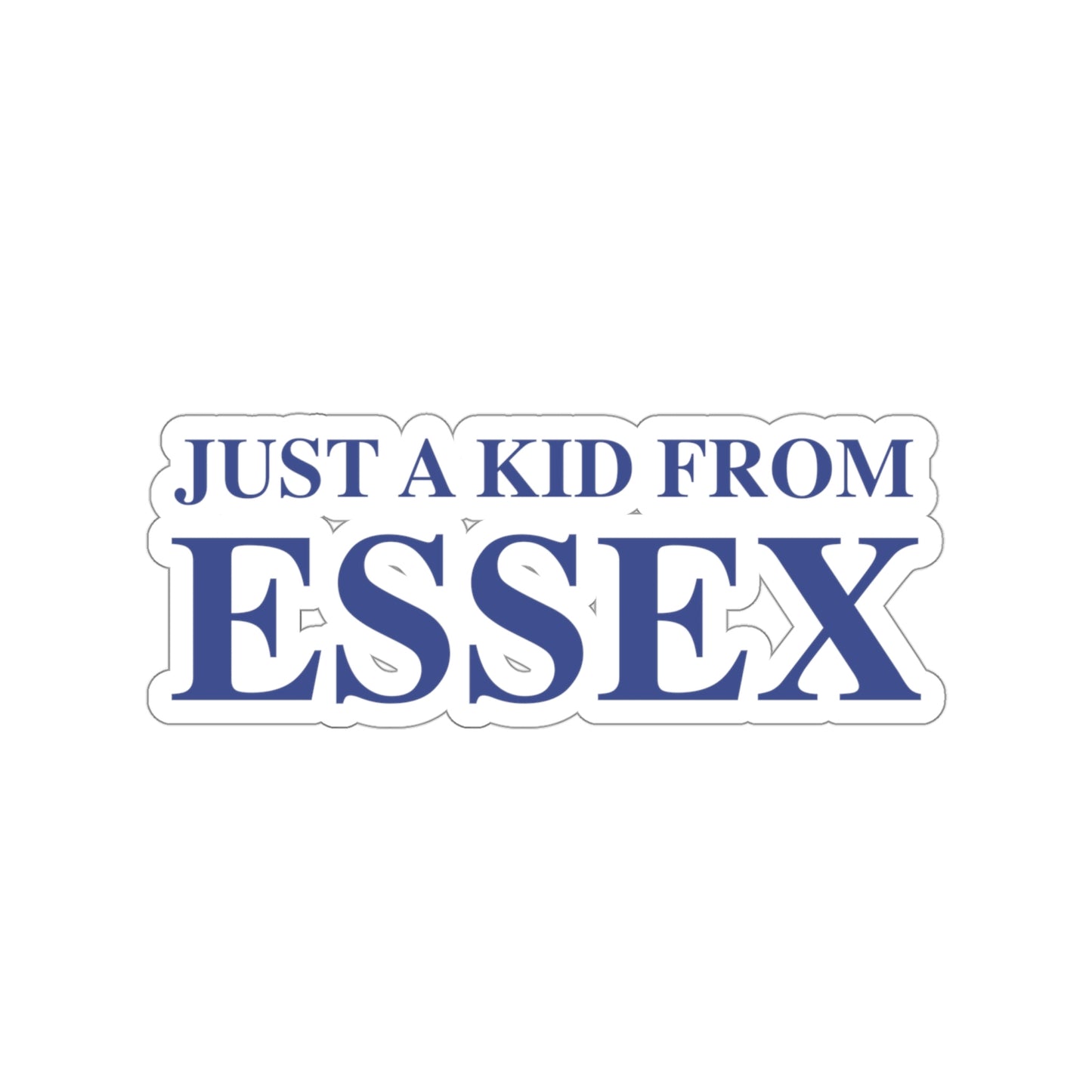 Just a kid from Essex sticker, essex ct home gifts and apparel