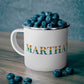 Martha's Vineyard Rainbow  Enamel Camping Mug