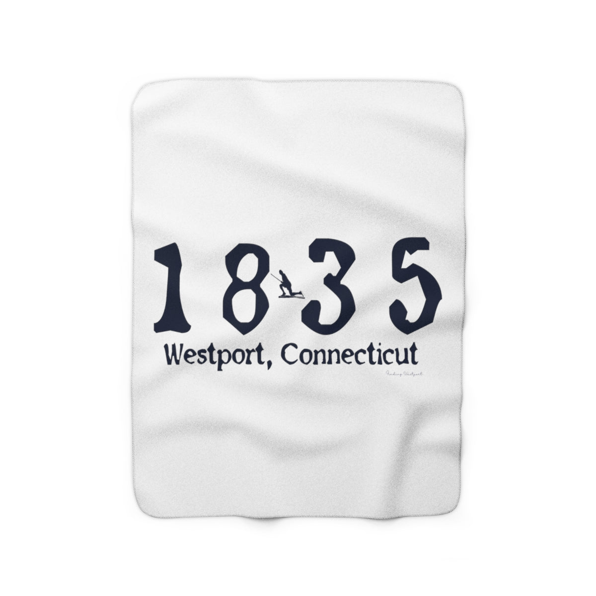 1835 Small Minuteman Sherpa Fleece Blanket