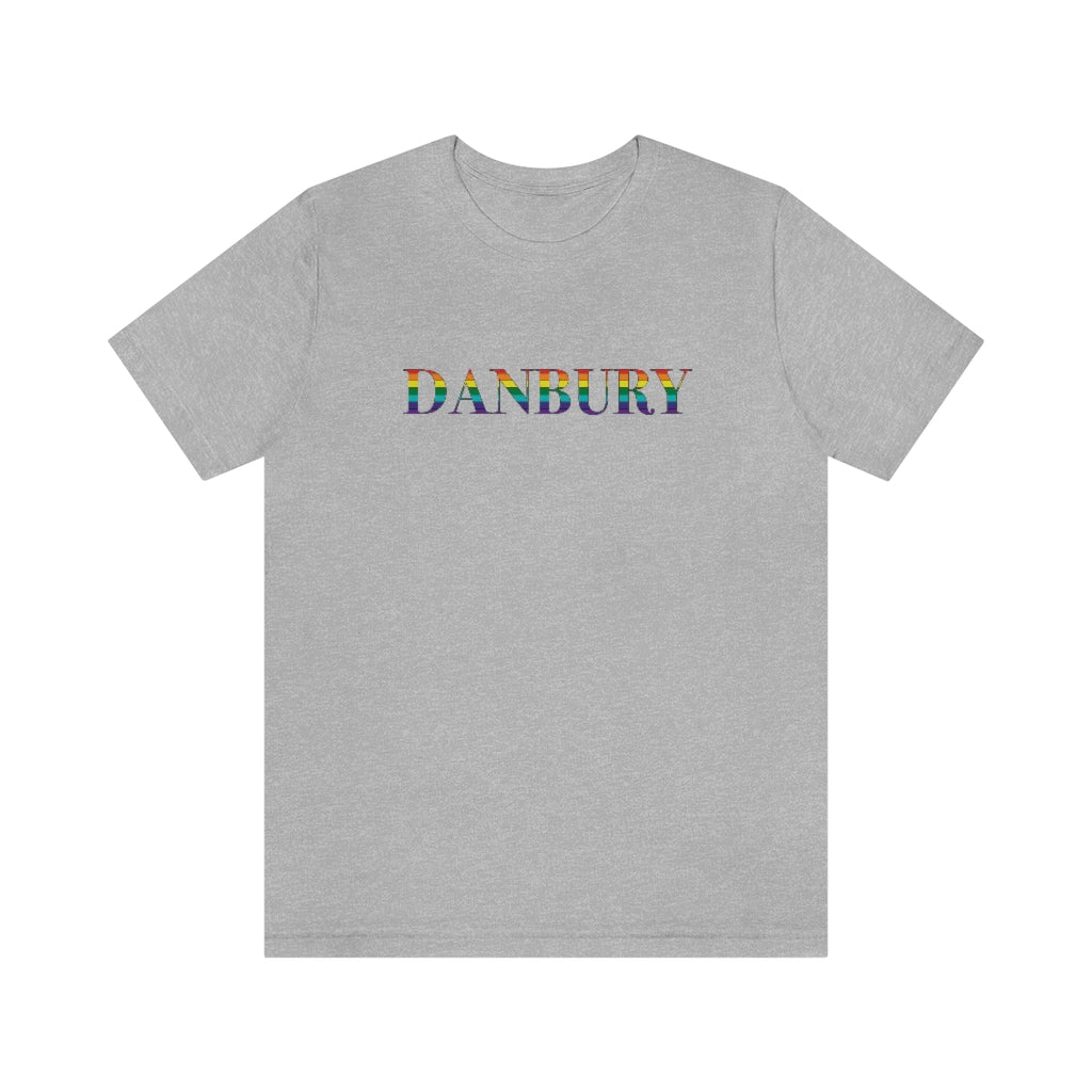 Danbury rainbow tee shirt, danbury connecticut pride