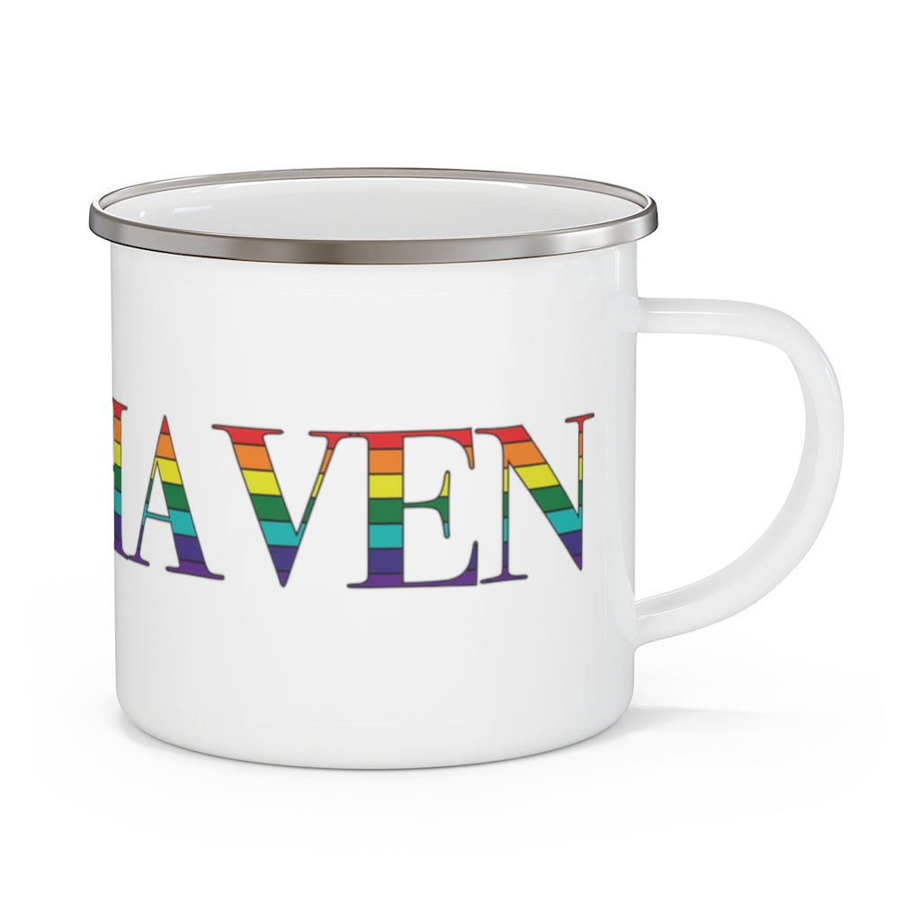 West Haven Rainbow Enamel Camping Mug