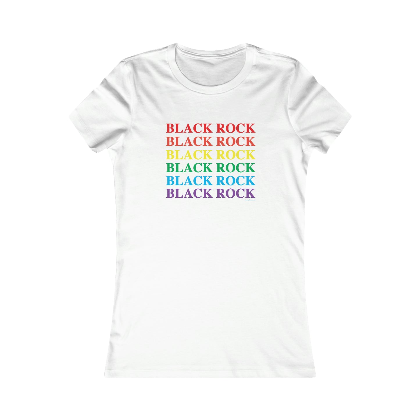 Black Rock Pride womens tee shirt, black rock, bridgeport, conencticut 