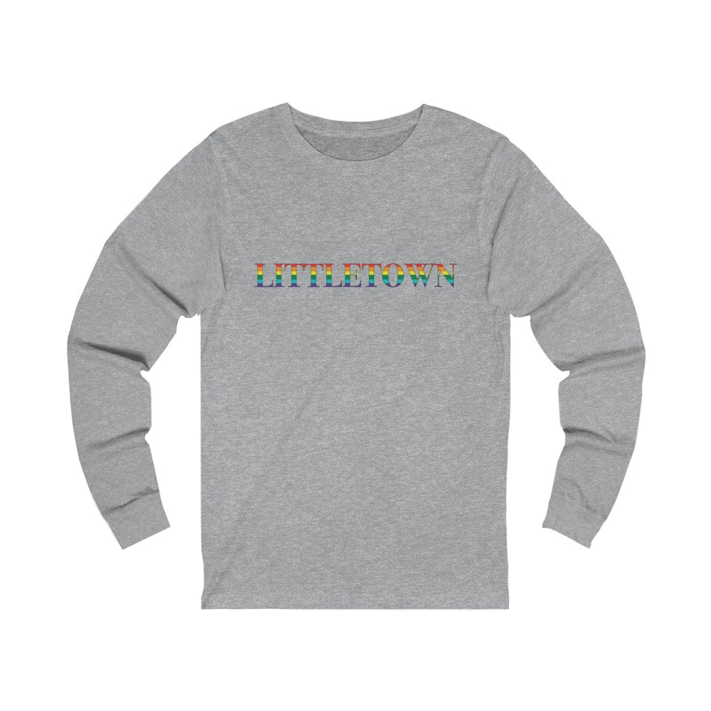 Littletown Rainbow Unisex Jersey Long Sleeve Tee