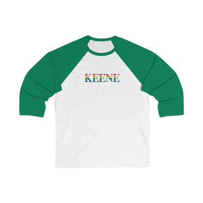 Keene Rainbow Unisex 3\4 Sleeve Baseball Tee