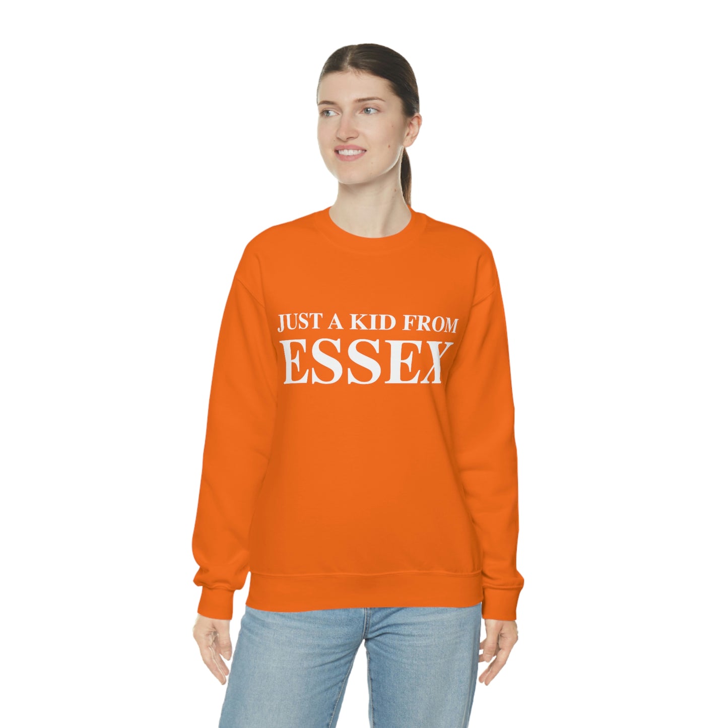 Just a kid from Essex Unisex Heavy Blend™ Crewneck Sweatshirt