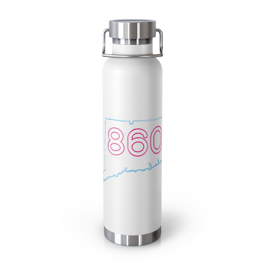 860 Neon - Pink Copper Vacuum Insulated Bottle, 22oz