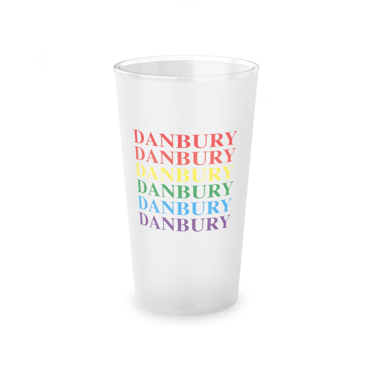 Danbury ct pride pint glass