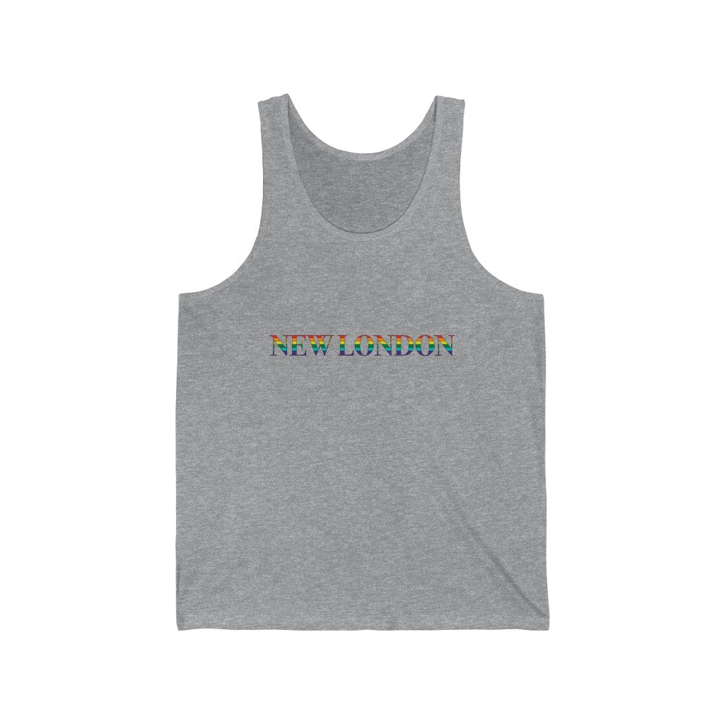 New London Rainbow Unisex Jersey Tank