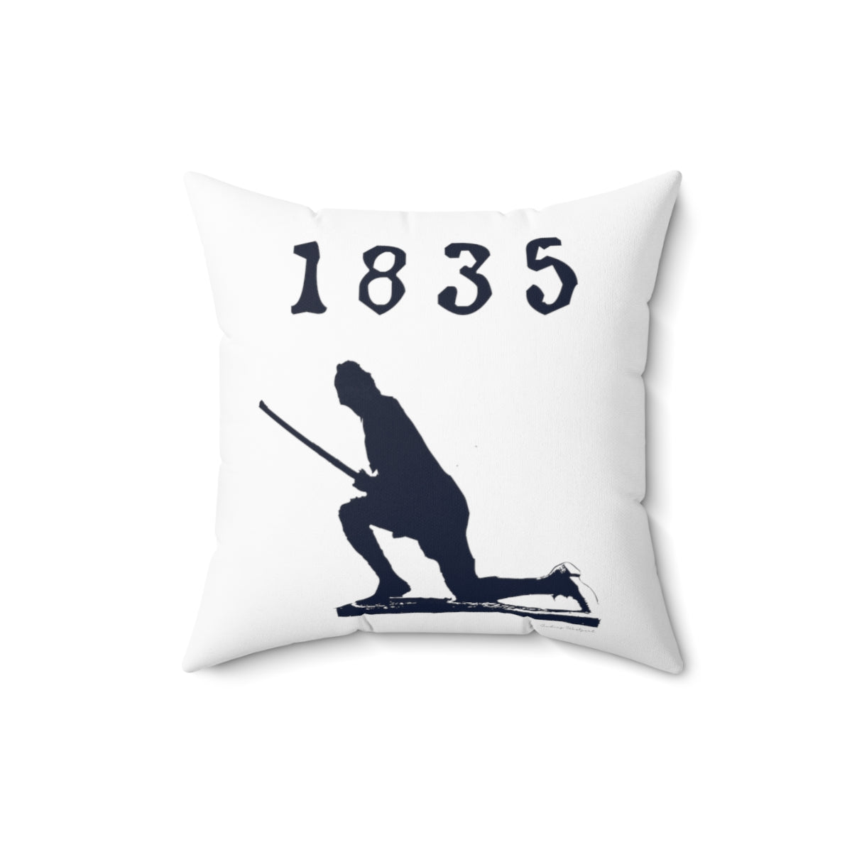 1835 Westport - Large Minuteman Spun Polyester Square Pillow