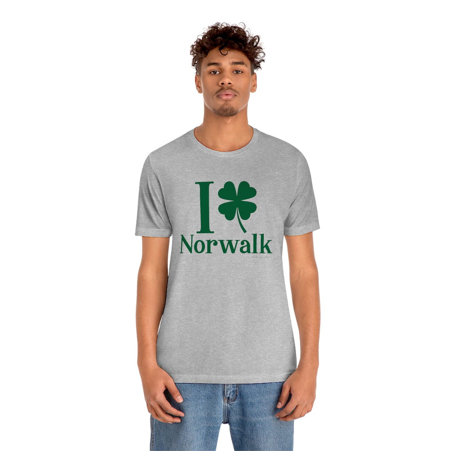 I Clover Norwalk (Green)  Unisex Jersey Short Sleeve Tee