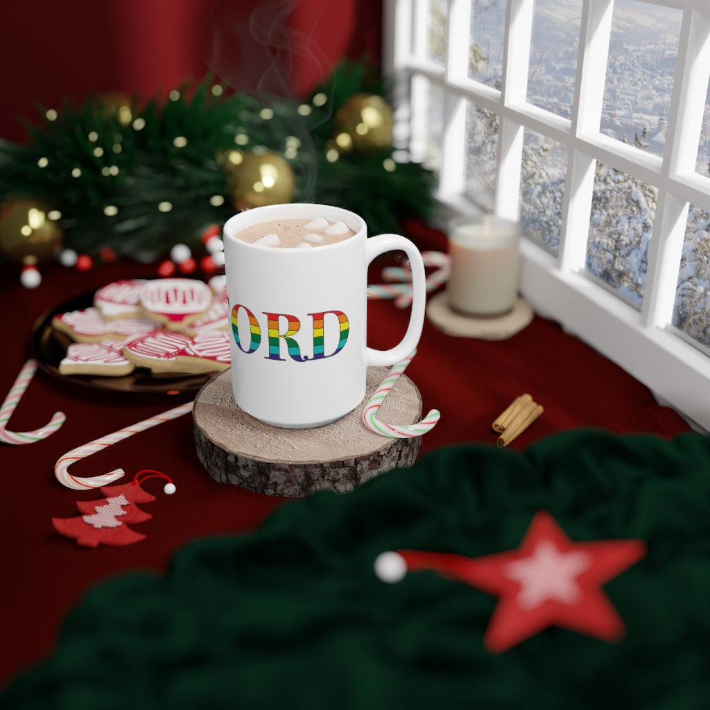 Medford Rainbow  White Ceramic Mug