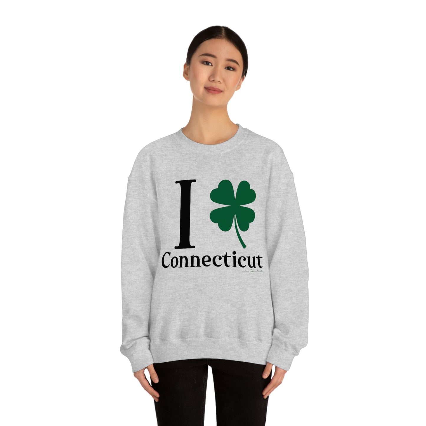 I Clover Connecticut Unisex Heavy Blend™ Crewneck Sweatshirt