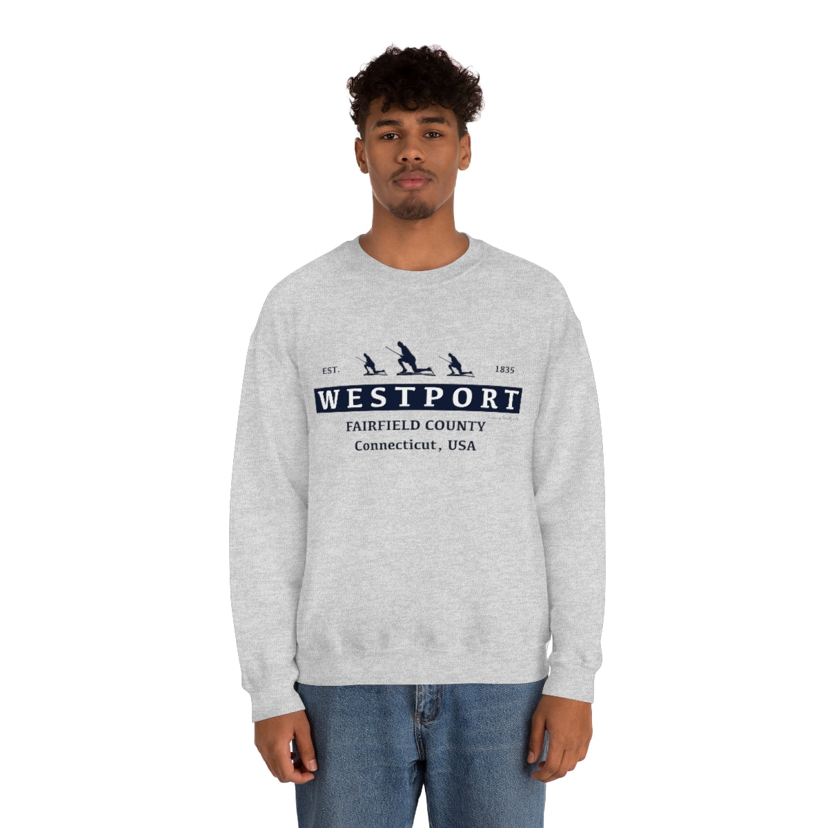 Westport Est. Unisex Heavy Blend™ Crewneck Sweatshirt