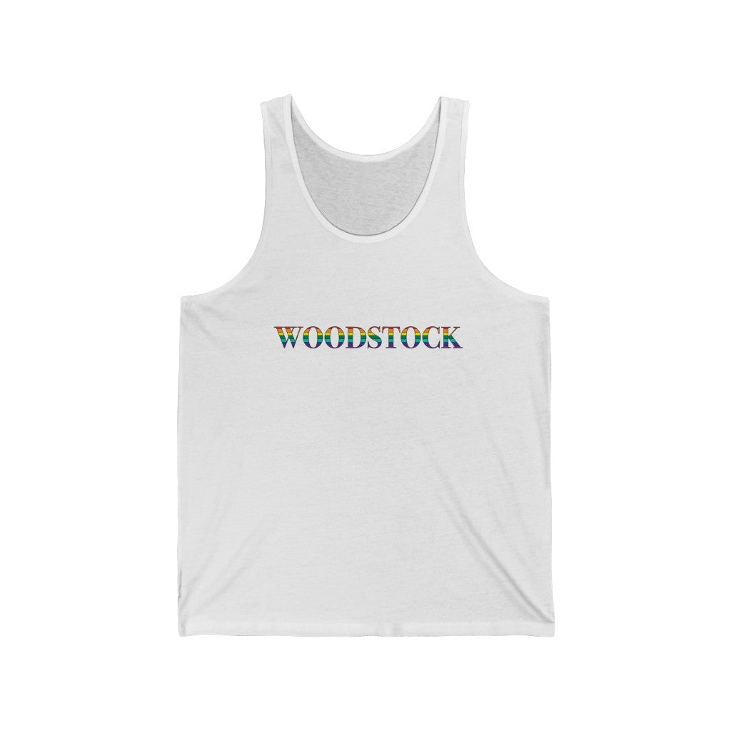 Woodstock Rainbow Unisex Jersey Tank