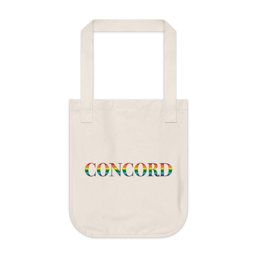 Concord Rainbow Organic Canvas Tote Bag