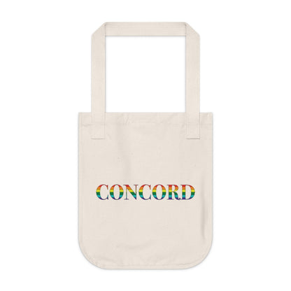 Concord Rainbow Organic Canvas Tote Bag