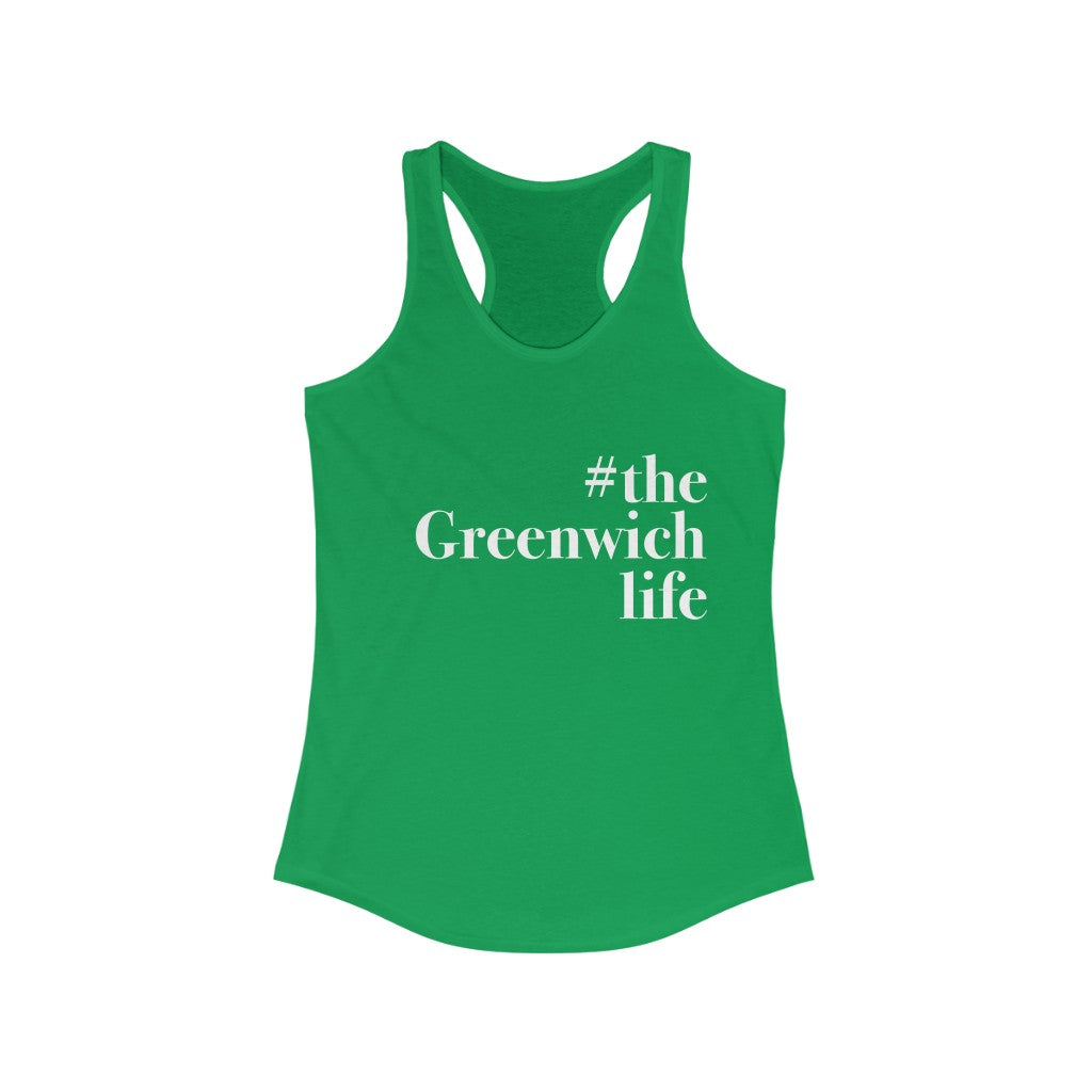 greenwich ct / connecticut womens tank top shirt 