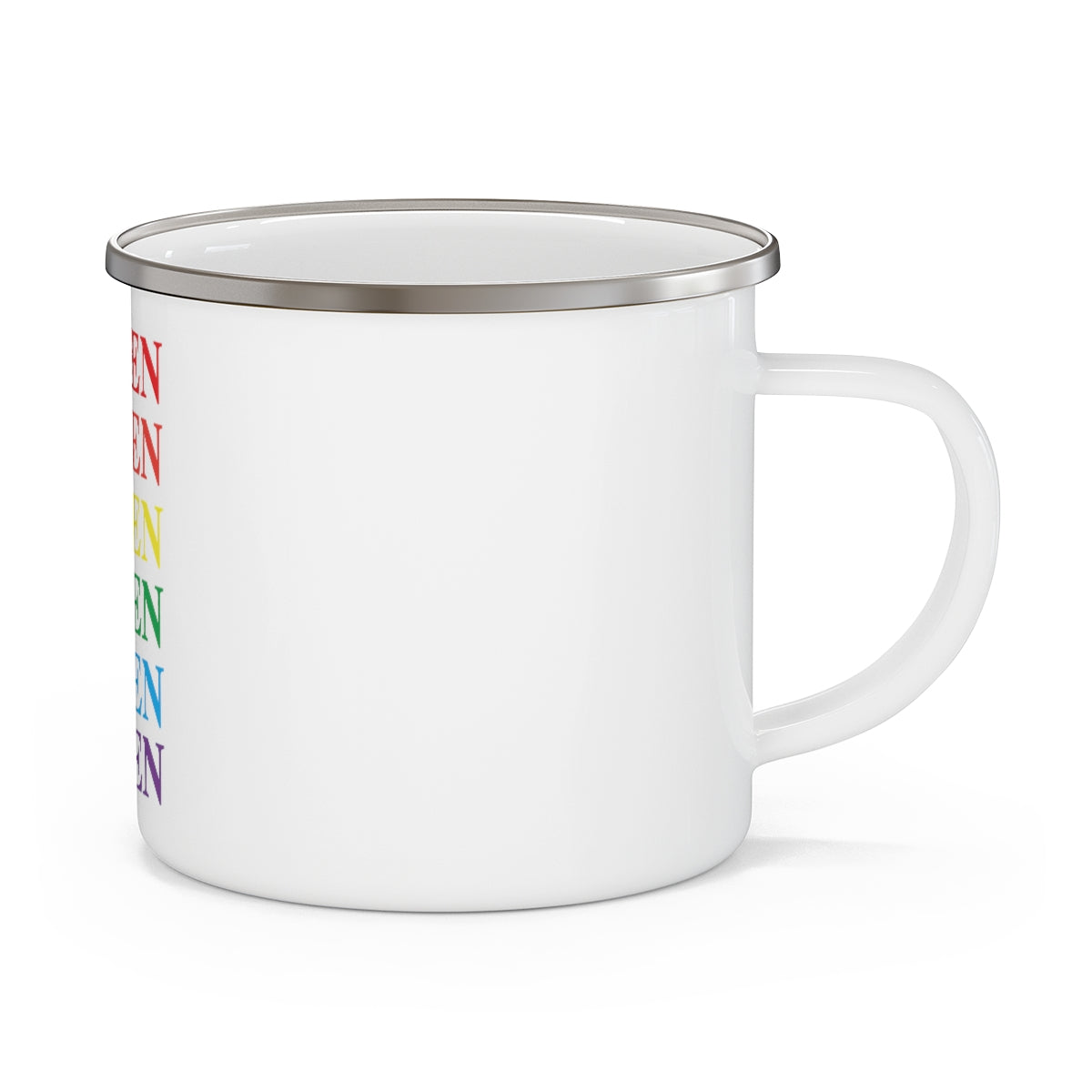 Darien Pride Enamel Camping Mug