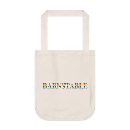 Barnstable Rainbow Organic Canvas Tote Bag