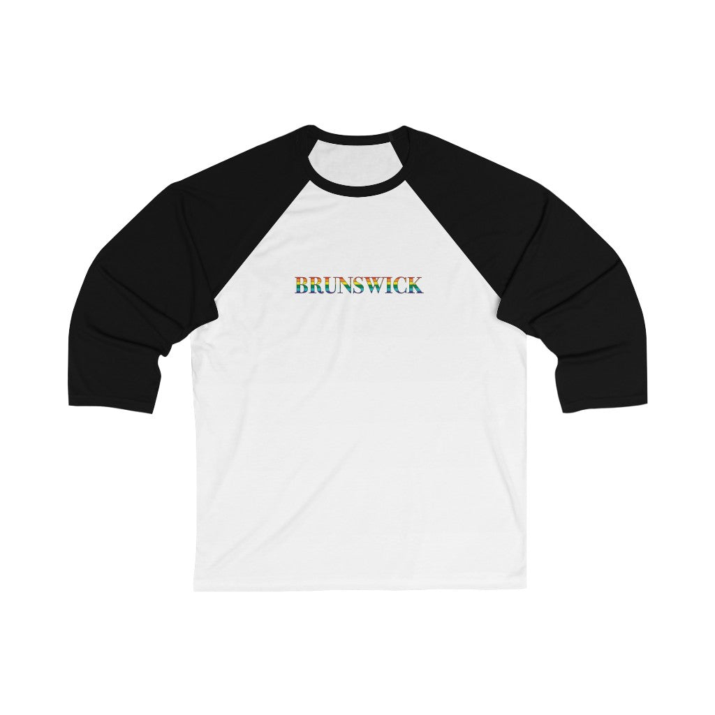 Brunswick Rainbow Unisex 3\4 Sleeve Baseball Tee