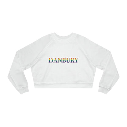 Danbury rainbow, danbury pride womens sweatshirt