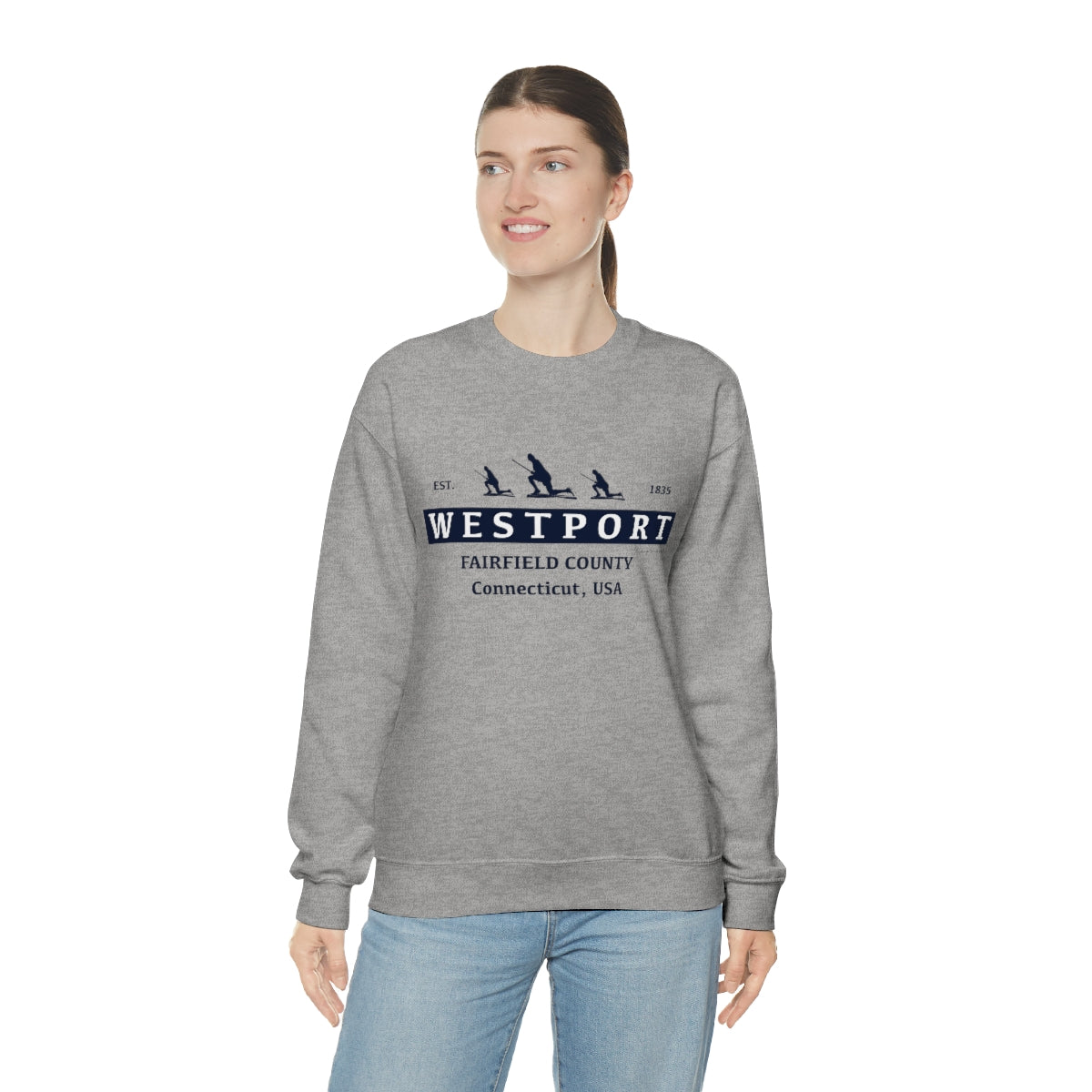 Westport Est. Unisex Heavy Blend™ Crewneck Sweatshirt