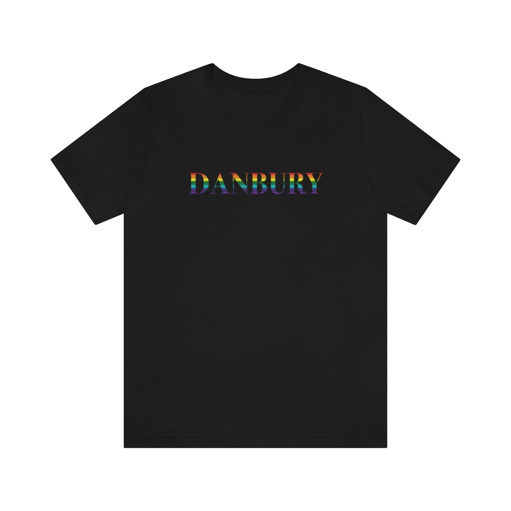 Danbury rainbow tee shirt, danbury ct pride