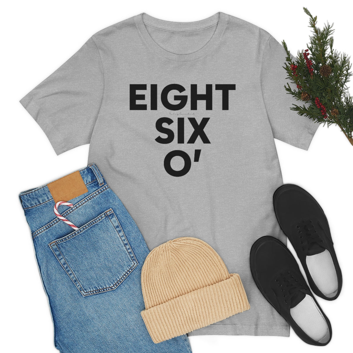 Eight Six O' Unisex Jersey Short Sleeve Tee