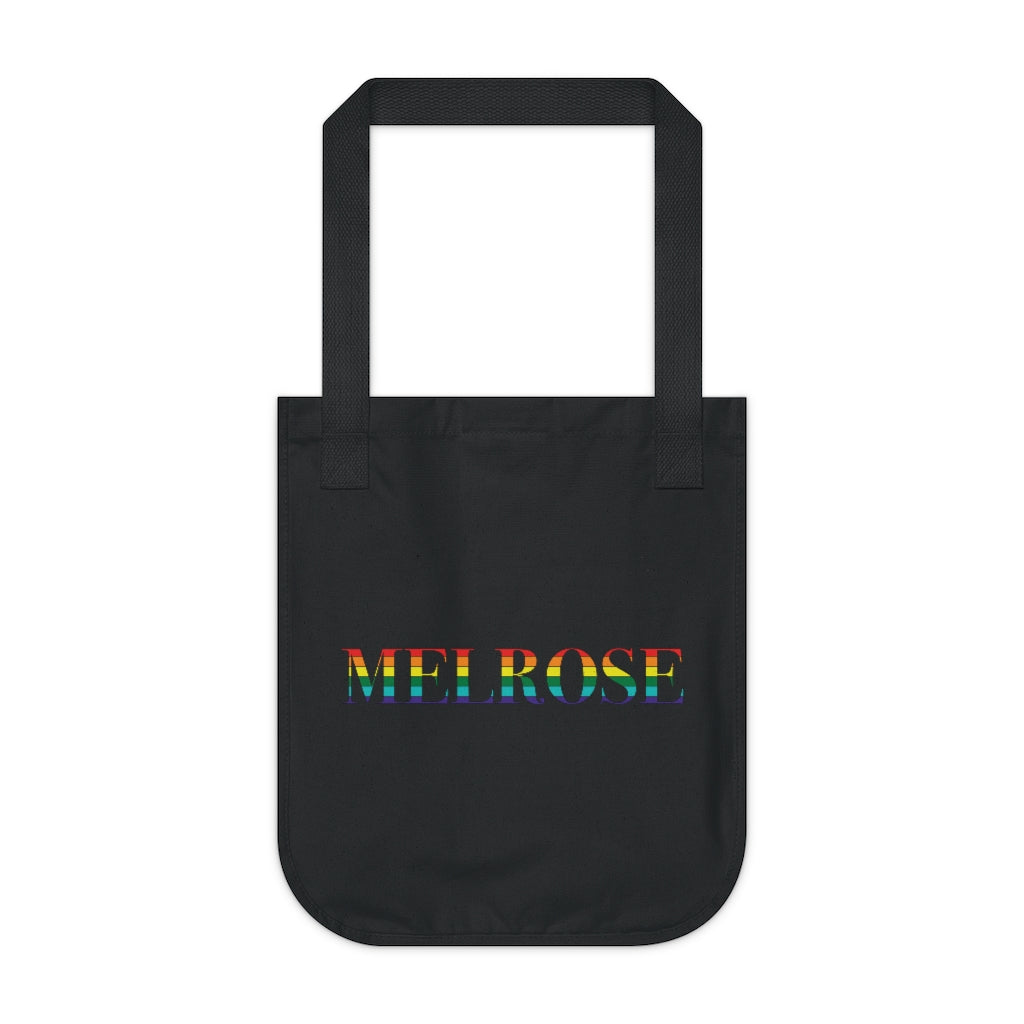 Melrose Rainbow Organic Canvas Tote Bag