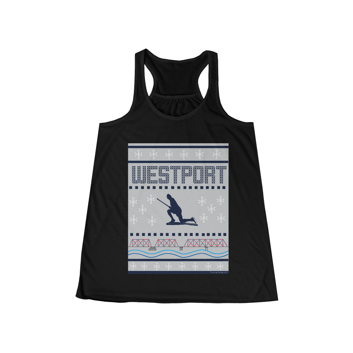 westport ct / connecticut womens tank top shirt 