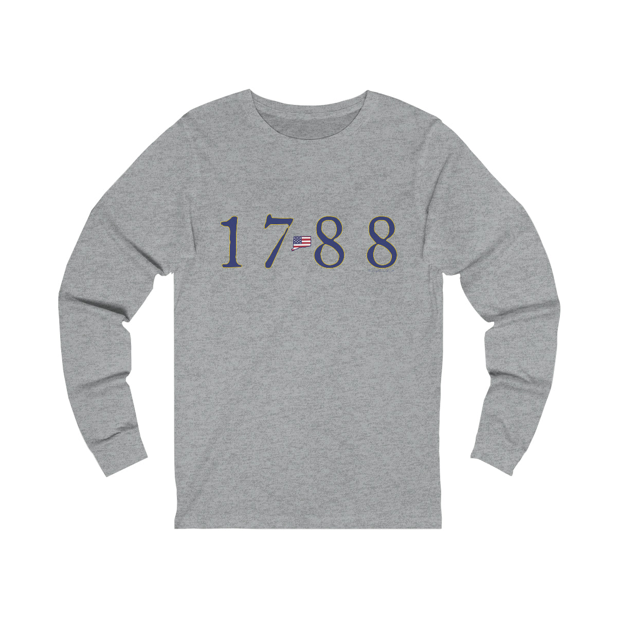 1788 Connecticut long sleeve tee shirt 