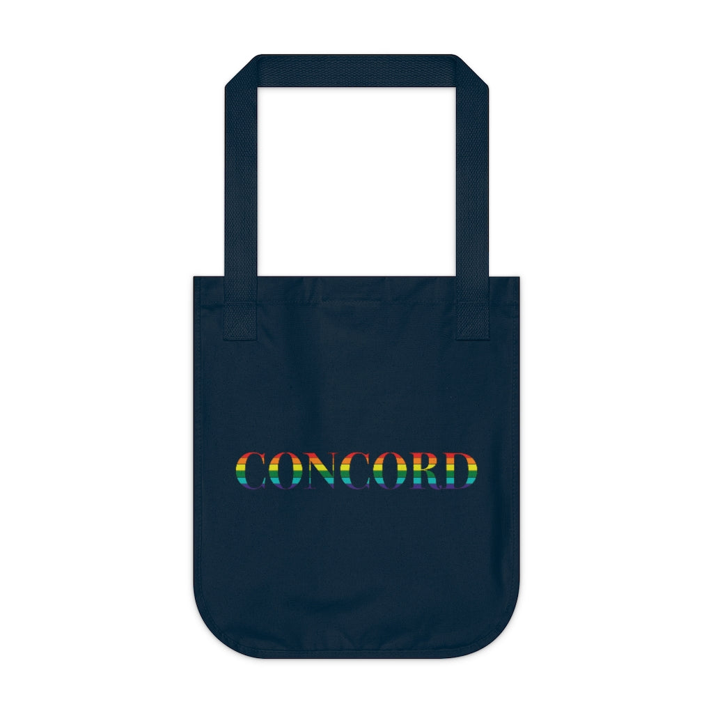 Concord Rainbow Organic Canvas Tote Bag