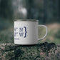 Weston Coordinates Enamel Camping Mug