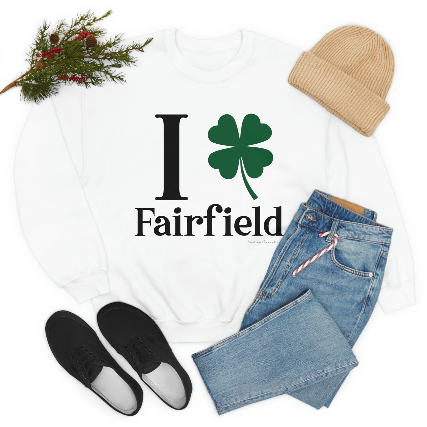 I Clover Fairfield Unisex Heavy Blend™ Crewneck Sweatshirt