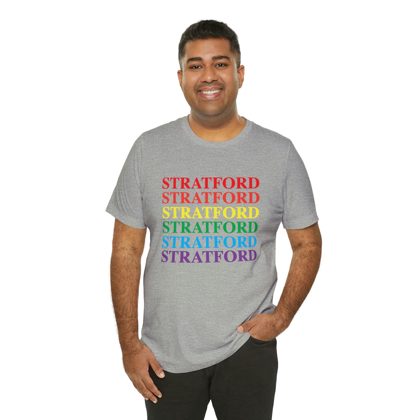 Stratford Pride Unisex Jersey Short Sleeve Tee